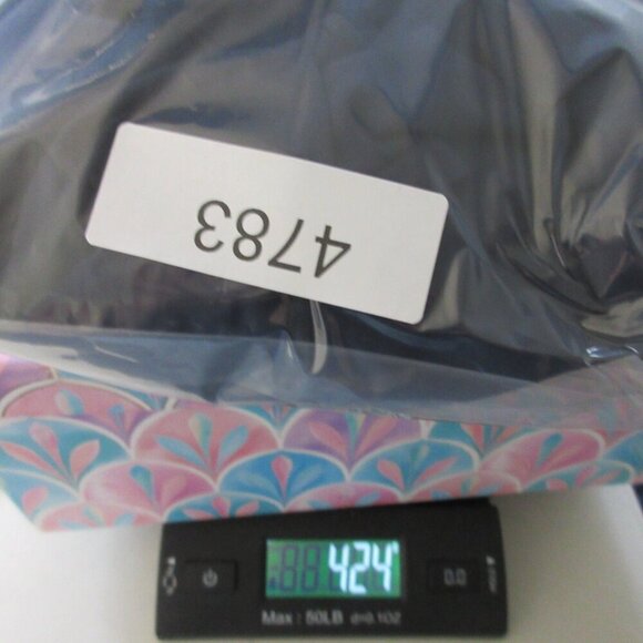 Lily Pulitzer Lorella Stretch Dress 4 Blue Fit & Flare Smocked Waist Party 424 - Picture 12 of 12